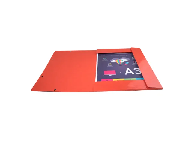 Elastomap A3 3 kleppen IDERAMA Maxi Capacity glanskarton Assorti