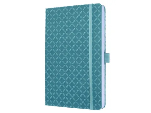 Notitieboek Jolie Flair A5 NATURAL GREEN lijn 174pag 80gr HC