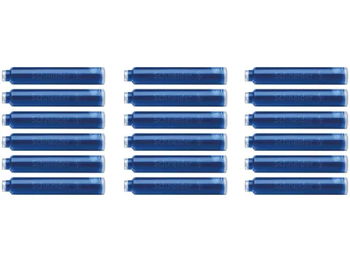 Inktpatronen Schneider 3 doosjes a 6 stuks op blister blauw