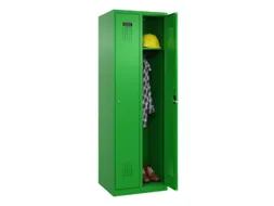 locker,HxBxD 1850x600x500mm,2vak,vak B 300mm,cil.-slot,staand op vloer