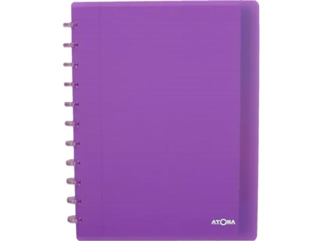 Cahier spirale A4+ 60 feuilles Ligné Couverture PP Assorti 6 intercal
