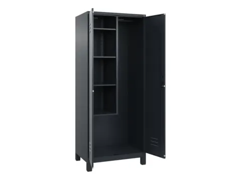 schoonmaakkast HxBxD 1950x800x500mm links 4vakken