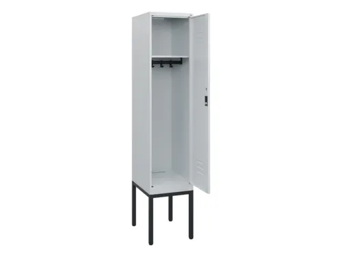 locker,HxBxD 1950x400x500mm,1vak,vak B 400mm,cil.-slot,voetonderstel