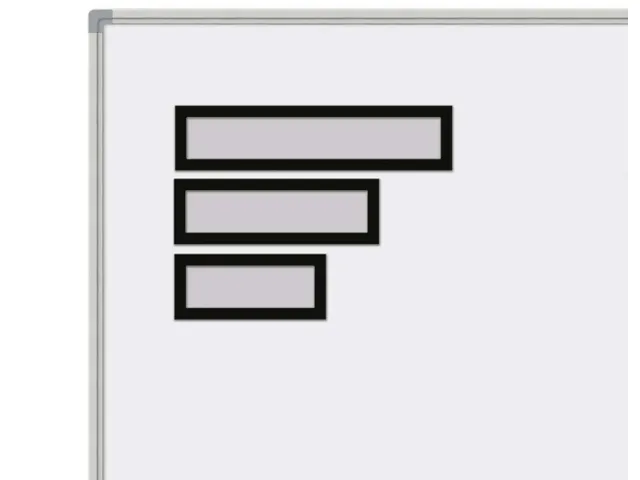 Magnetische Header A3 Zwart set à 5 stuks