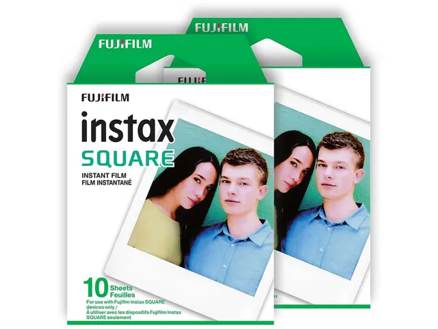 FujiFilm 16921634 Instax Square 10x2 Instant Film Pack