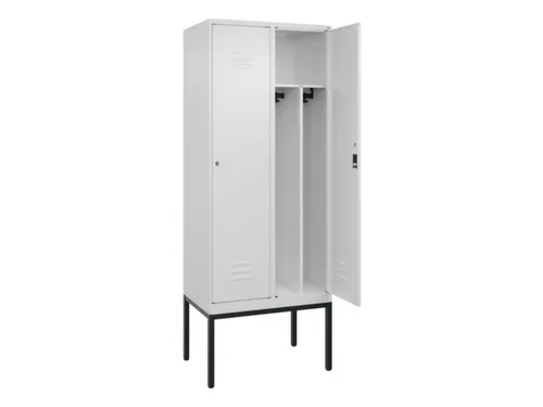 locker voor scheiding van kleding,HxBxD 2120x800x500mm,2vak