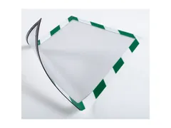 Magnetische Security lijst A4 groen/wit