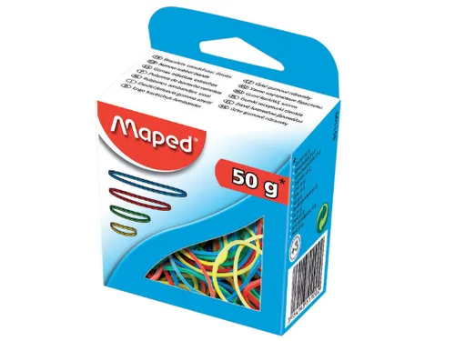 Elastiekjes Kleur 4 Maten 50Gram