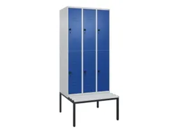 Dubbeldekse dekenkist,HxBxD 2120x900x815mm,3x2vak.,vak B 300mm