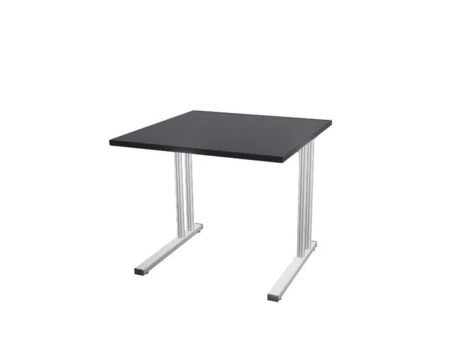 In hoogte verstelbaar bureau,HxBxD 720-840x800x800mm,CC-zwart