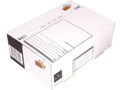 Postpakketbox 3 CleverPack 240x170x80mm wit pak à 25 stuks