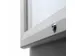 Vitrinekast mededelingenbord Outdoor 12xA4 met gasveer Zilver
