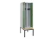 locker met bank,voor scheiding van kleding,HxBxD 2120x600x815mm,2vak