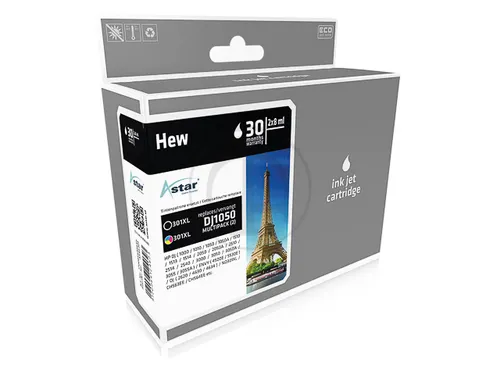 As46301 Astar Hp 301Xl Dj Inkt Zwart-Kleur Hc Rebuilt 480/330Pagina's