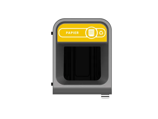 Configure Recyclingstation Plastic BE NL 57 Liter Antraciet Geel