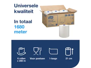 Tork 290059 H1 Matic Universal Handdoekrol Wit 1-laags 280m - 10