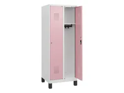 schoollocker,HxBxD 1630x600x500mm,2vak,vak B 300mm,cil.-slot,voeten