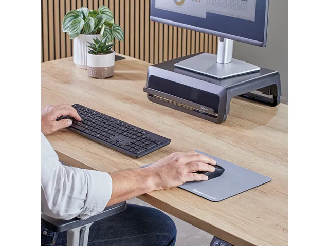 Muismat Fellowes Breyta XL grijs 21x28cm