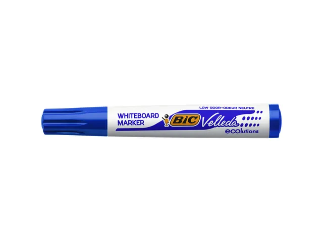 Viltstift Bic Velleda 1701 whiteboard rond large blauw