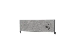 MAULconnecto scheidingsysteem 160x50cm Donkergrijs Frame Antraciet - 1