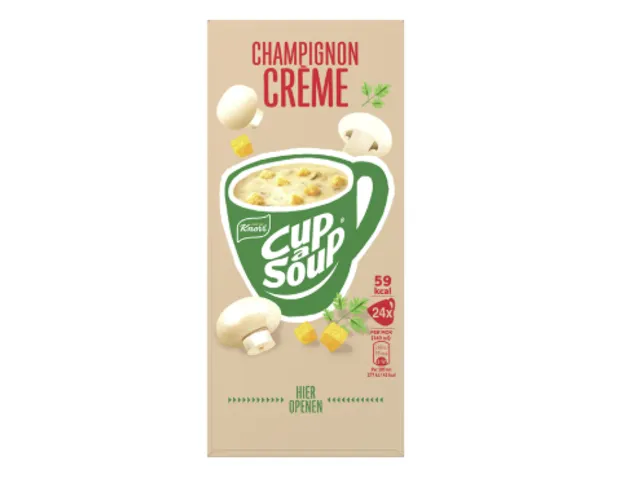 Cup a Soup Knorr champignon crème 140ml Soep doos 24 stuks