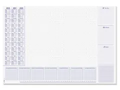 Sous-main design Sigel Lila 26/27/28 A2 30 feuilles