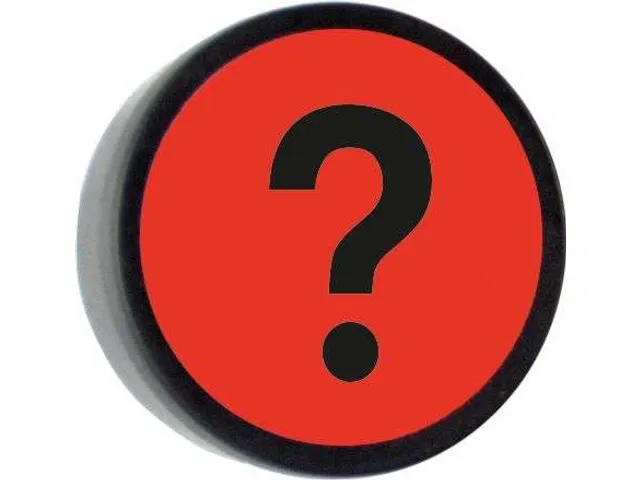 Impressiemagneet Question Mark 35mm Rood
