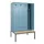 locker met bank,voor scheiding van kleding,HxBxD 2120x1200x815mm,4vak