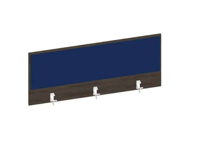 baliepaneel bureau aanbouw achter NV bruin hickory BN6016-blauw 1200mm