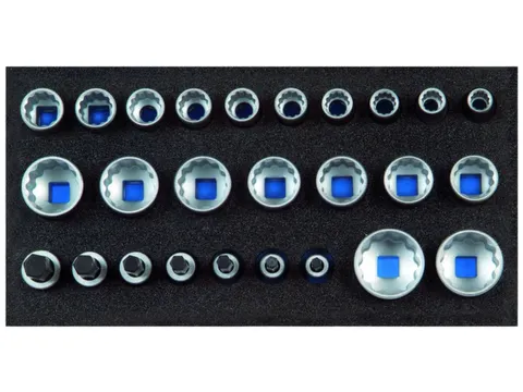 GEDORE 1500 CT1-D 19 Set doppen 1/2 inch,UD profiel