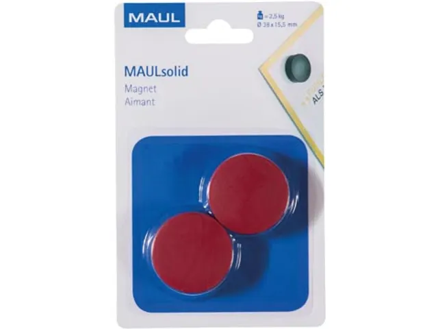 magneet Solid 38 mm trekkracht 25 kg 2 stuks