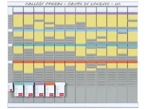 T-kaart Planner Nobo 12 Panelen 32 Sleuven