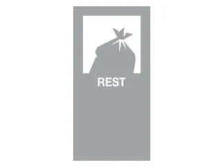 Magneetsticker Rest BE - 1
