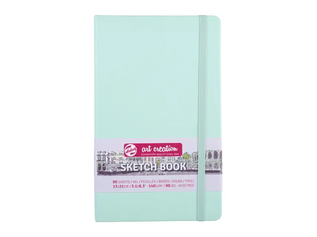 Schetsboek Talens Art Creation 80 vel 140gr 130x210mm frisse munt