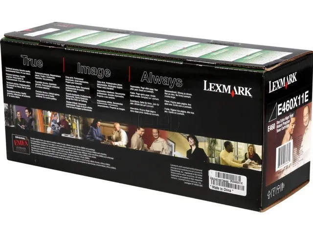 Tonercartridge Lexmark E 460 x 11 e Retourprogramma Zwart