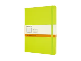 Notitieboek Moleskine XL 190x250mm lijn hard cover lemon green - 1