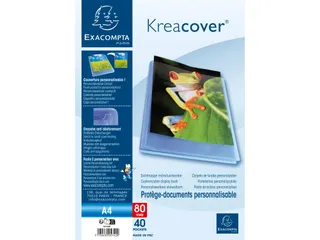 Showalbum Kreacover PP 40 tas A4 blauw - 14