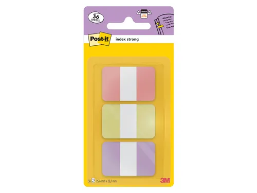 Indextabs Post-it 686-3SUN 25.4x38.1mm Strong