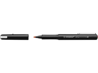 Fineliner STABILO dr!ver medium punt 0.8 mm Rood - 5