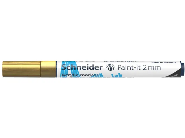 Acrylmarker Schneider Paint-It 310 2mm goud