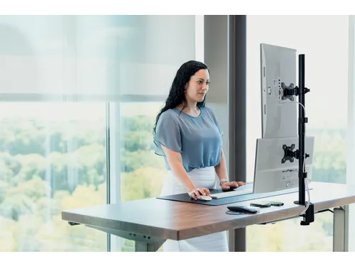 Monitorarm Kensington dubbele verticale bevestiging