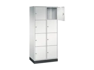 grootvolume-lockersysteem,RAL 7035,HxBxD 1950x820x500mm,2x4vakken - 1