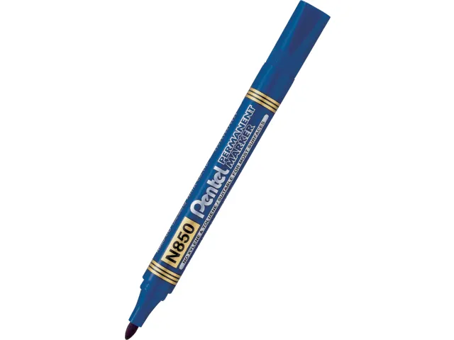 Pentel N850-C Permanent marker Ronde punt 4,2mm Blauw