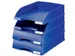 Brievenbak Leitz 5210 Plus blauw met lade A4
