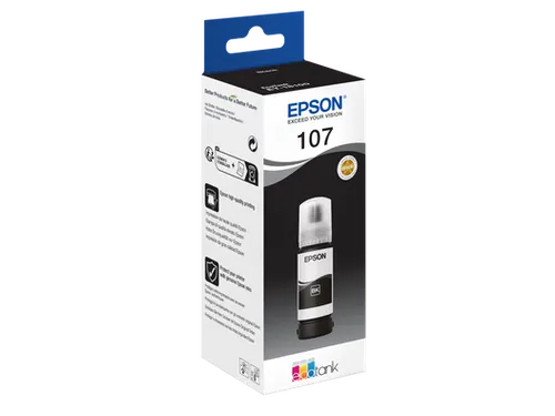 Epson 107, Origineel, Zwart, Epson, EcoTank ET-18100, 70 ml, 1 stuk(s)