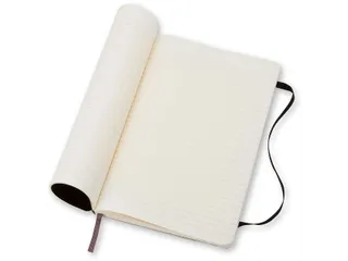 Notitieboek Moleskine large 130x210mm lijn soft cover zwart - 10