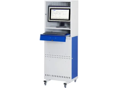 Computerkast 1700x600x570mm Verrijdbaar Uittreklade Voor Toetsenbord