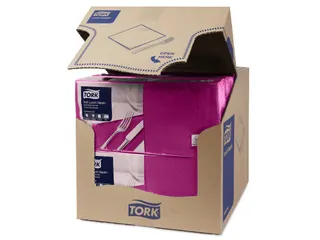 Tork 477865 Soft Lunchservet Advanced Paars 33x33cm - 2