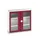 vitrinekast 1000x1050x350mm 2xStalen bodem romp RAL7035 front RAL3004