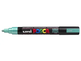 Verfstift Posca PC5M Medium Punt 1,8-2,5mm metallic groen - 2